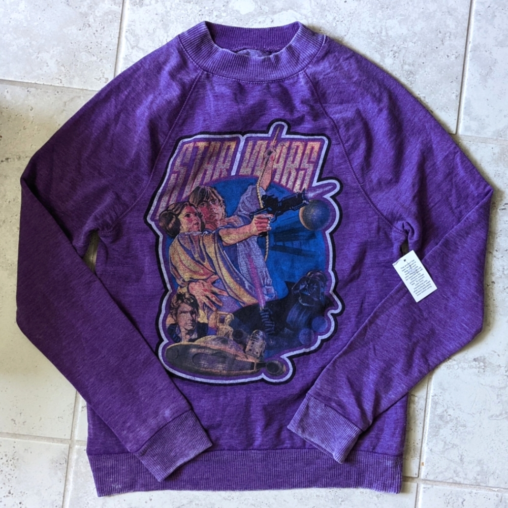 Walt Disney World Star Wars Purple Sweatshirt
